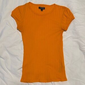 J crew orange t shirt